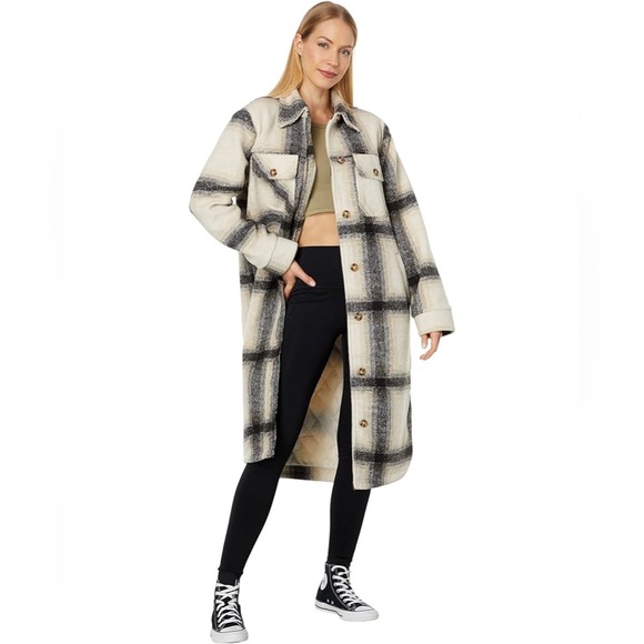 Rip curl long line checkered jacket - Picture 2 of 4